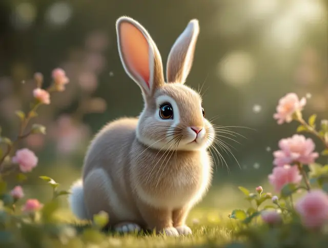 Bloom Wild Rabbit card art