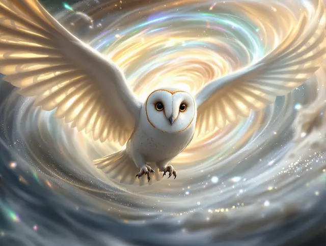 Gale Barn Owl card art