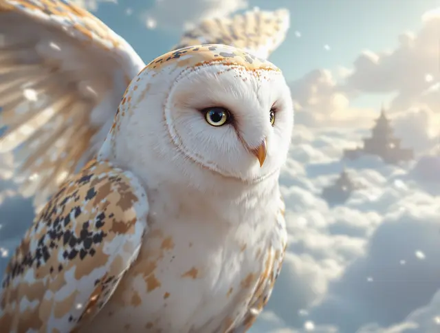 Gale Barn Owl card art