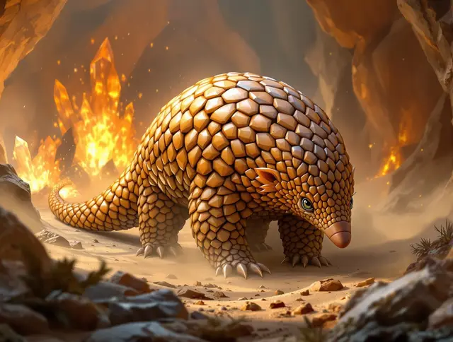 Stone Pangolin card art