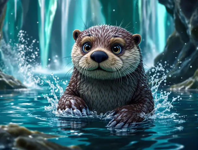 Tide Sea Otter card art
