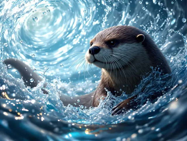 Tide Sea Otter card art